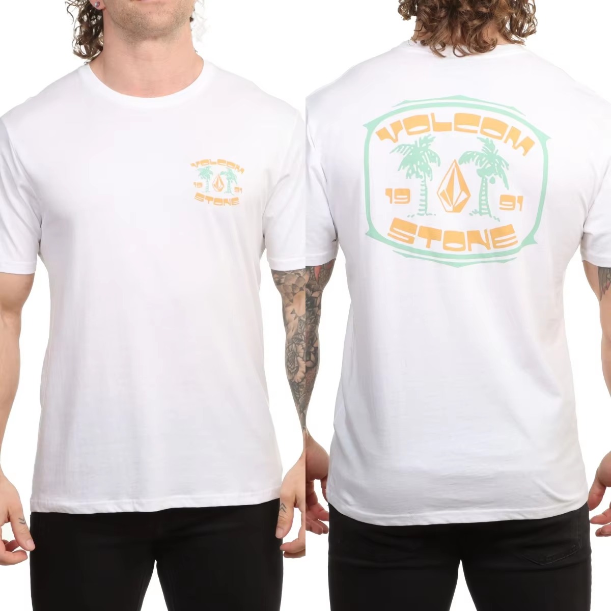 Angle Iron Palm Volcom Skatebo - огляд і ціна Streetwear Brand Tees