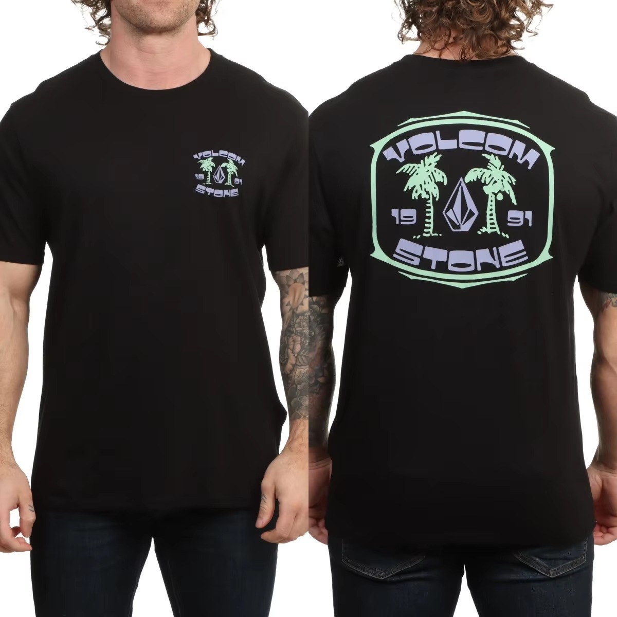 Angle Iron Palm Volcom Skatebo - огляд і ціна Streetwear Brand Tees