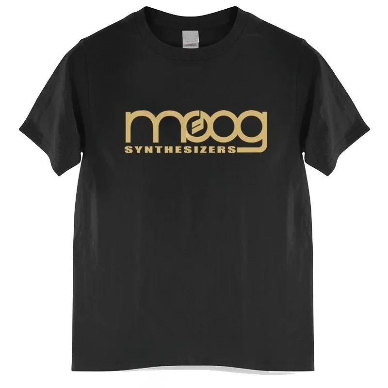 Moog Synthesizer Black Print T - огляд і ціна Streetwear Brand Tees