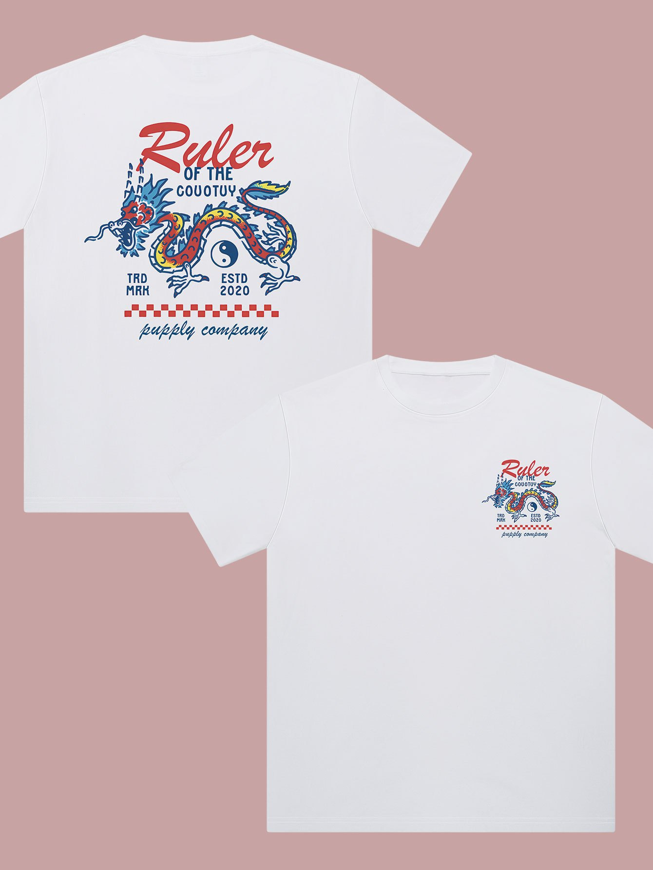 Tai Chi Dragon King Print Tren - огляд і ціна Streetwear Brand Tees