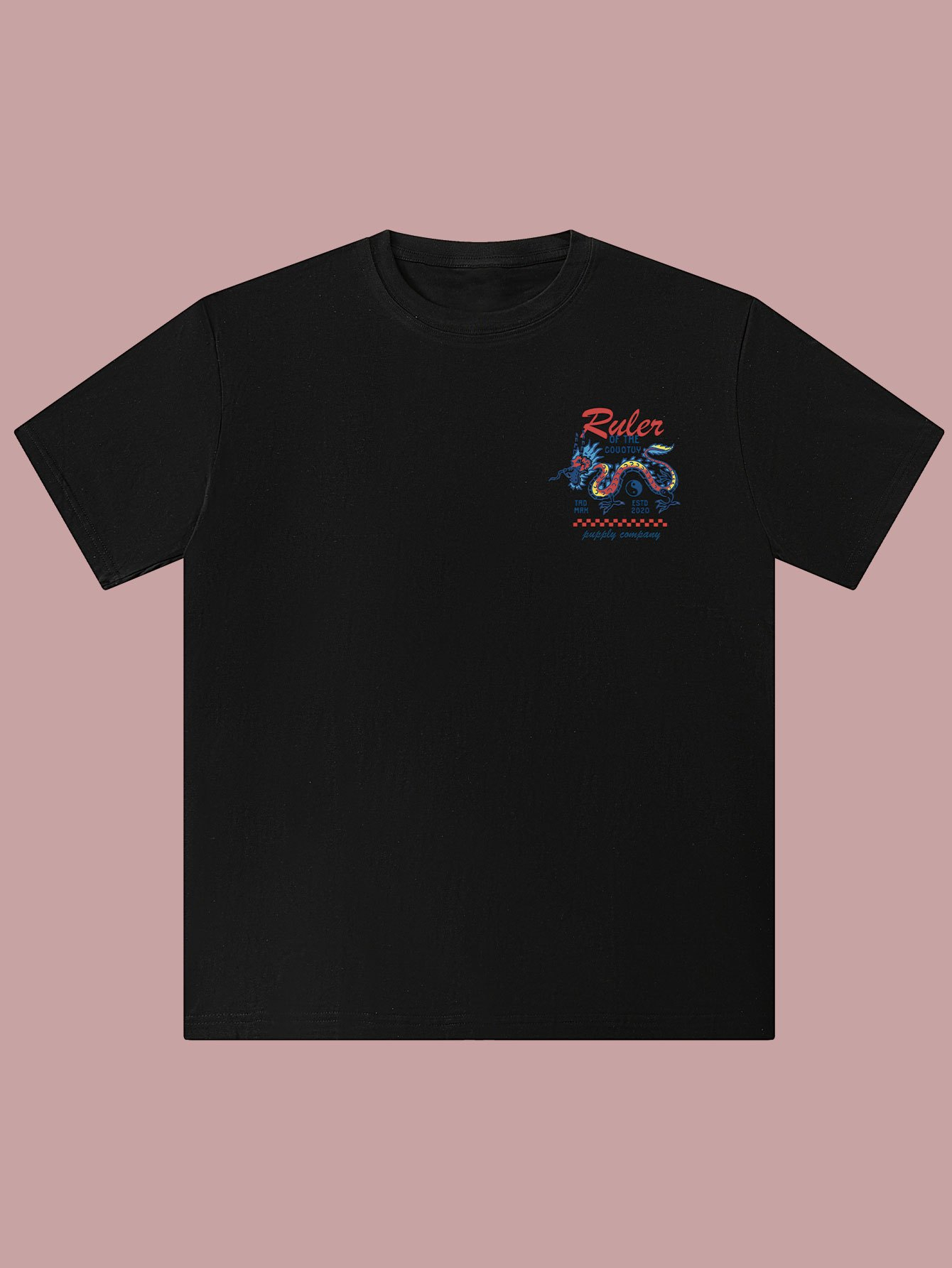 Tai Chi Dragon King Print Tren - огляд і ціна Streetwear Brand Tees